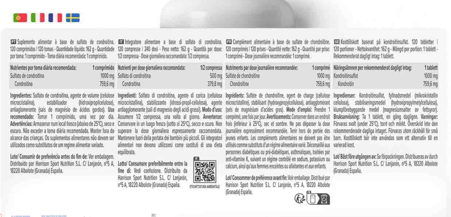 SULFATO DE CONDROITINA 1000mg - 120 comprimidos - Image 2