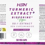EXTRATO DE CURCUMA (50:1) 650mg + BioPerine® - 120 cápsulas