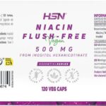 NIACINA (VITAMINA B3) FLUSH-FREE 500mg - 120 cápsulas