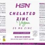 ZINCO BISGLICINATO (25mg ZINCO + 1mg COBRE) - 120 cápsulas