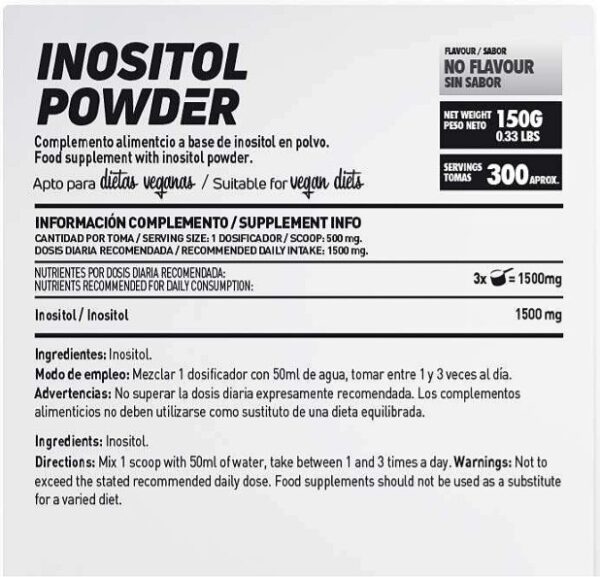INOSITOL EM PÓ - 150g - Image 2