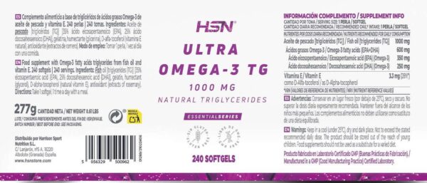 OMEGA-3 ULTRA TG IFOS - 240 cápsulas - Image 2