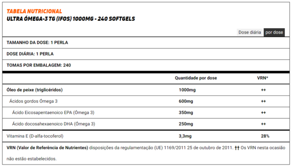 OMEGA-3 ULTRA TG IFOS - 240 cápsulas - Image 3