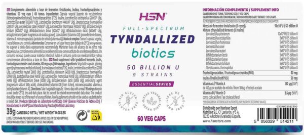 PROBIOTICOS TINDALIZADOS 50 BILLION U - ESPECTRO COMPLETO - Image 2