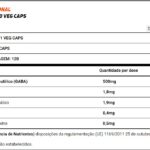 GABA 500mg - 120 cápsulas