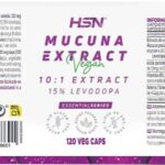 EXTRATO DE MUCUNA PRURIENS (10:1) 500mg - 120 cápsulas