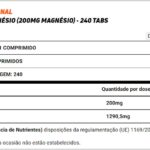 MAGNÉSIO CITRATO 200mg - 240 comprimidos
