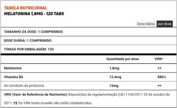 MELATONINA 1,9mg - 120 Cápsulas - Image 3