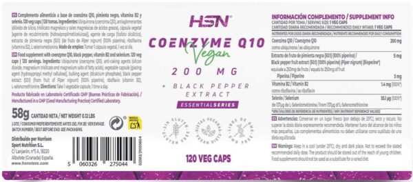 COENZIMA Q10 200mg - 120 CÁPSULAS - Image 2
