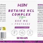 BETAINA HCL 650mg COMPLEX - 120 cápsulas