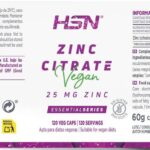 CITRATO DE ZINCO (25mg ZINCO) - 120 Cápsulas