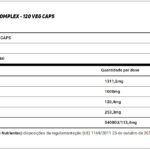 BETAINA HCL 650mg COMPLEX - 120 cápsulas
