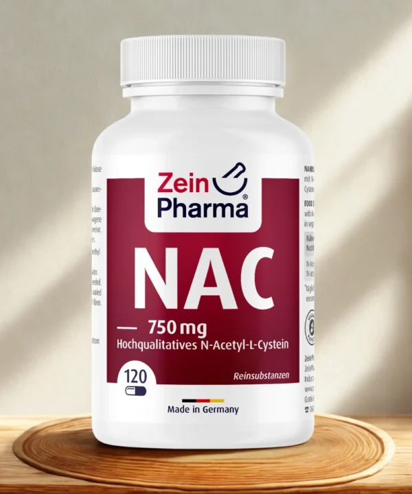 NAC (N-ACETIL-L-CISTEINA) 750mg - 120 cápsulas