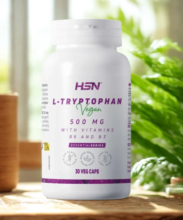 L-TRIPTÓFANO 500mg + VITAMINAS B6 & B3 - 30 cápsulas