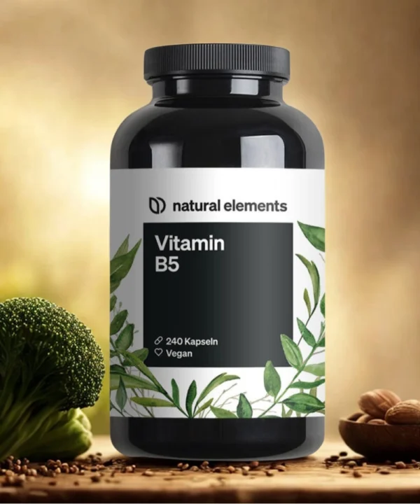 Vitamina B5 -500mg - 240 Cápsulas