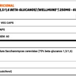 IMMU GLUCANOS (1,3/1,6 BETA-GLUCANOS) (WELLMUNE®) 250mg - 60 cápsulas