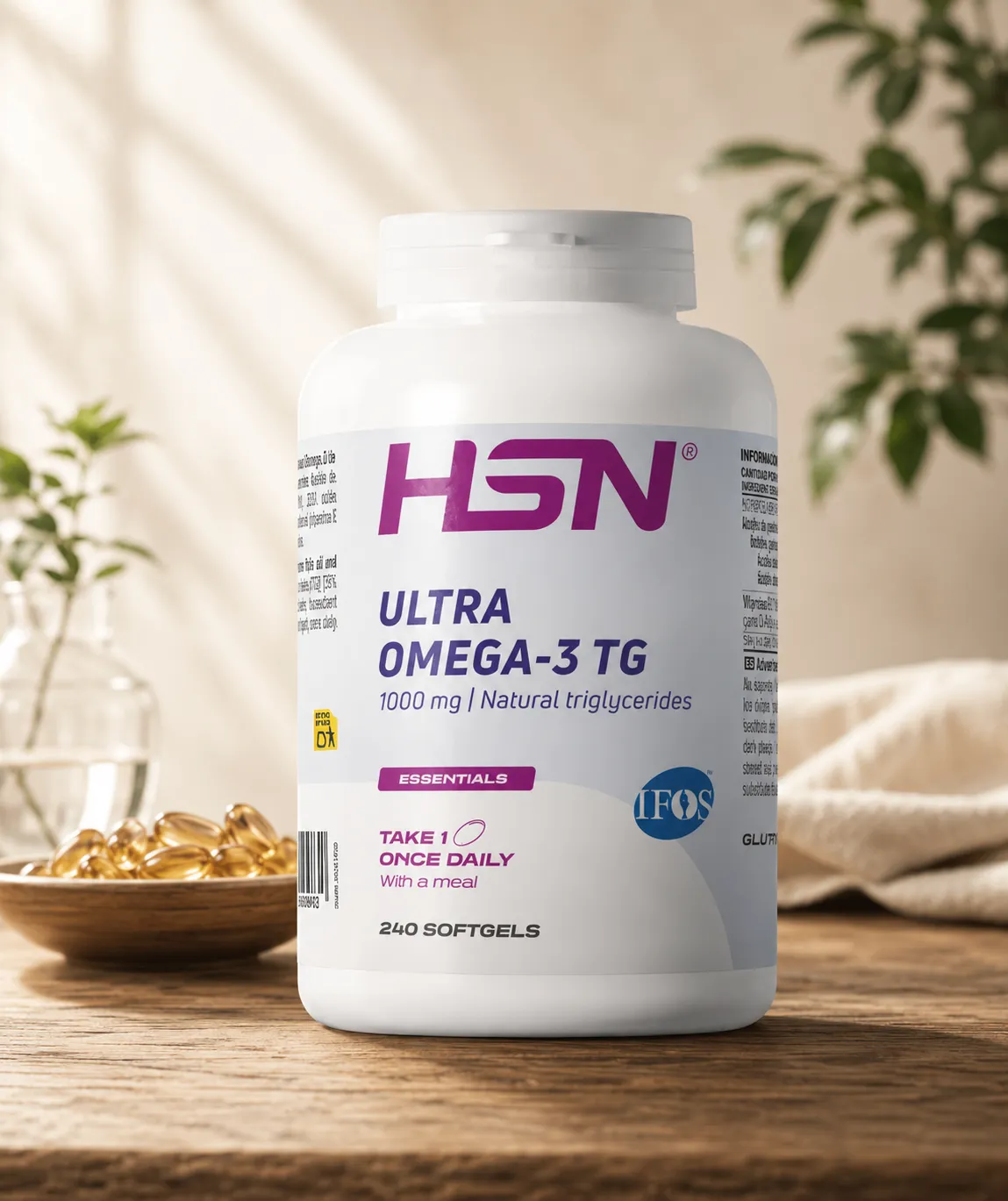 ULTRA OMEGA-3 TG (IFOS) 1000mg - 240 cápsulas